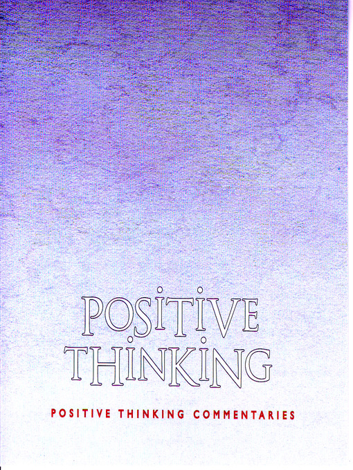 Title details for Positive Thinking by Brahma  Khumaris - Available